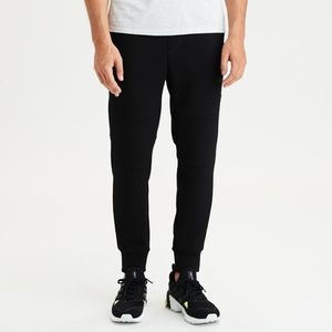 American Eagle Black Fleece Jogger Sweatpant
